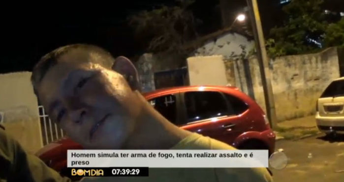 O acusado ainda 'zombou' dos policiais