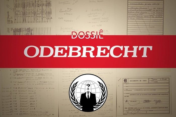 Anonymous publica mais documentos sigilosos da Odebrecht (Crédito: Reprodução/ Facebook )