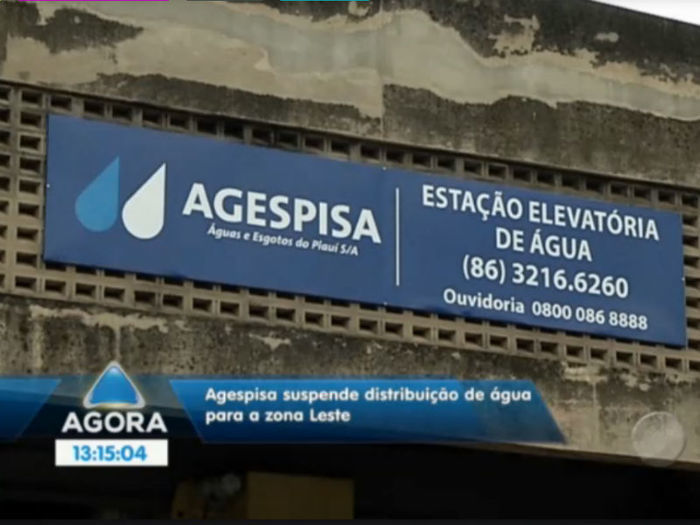 Distribuição de água na zona leste de Teresina (Crédito: Reprodução TV Meio Norte )