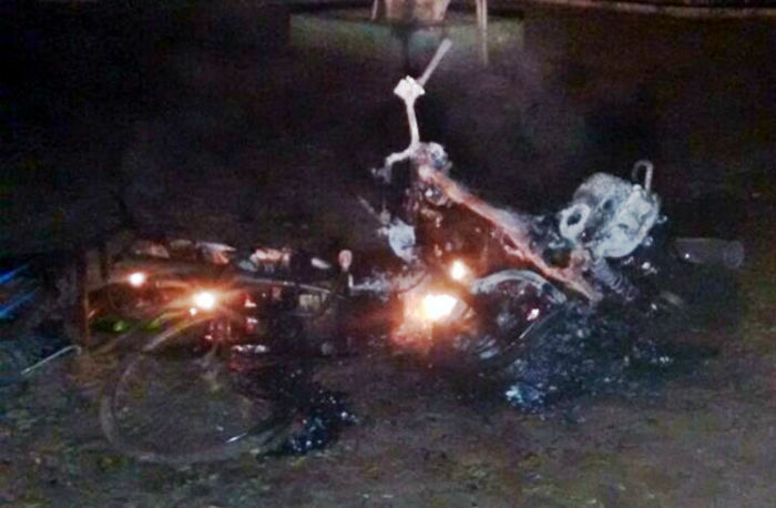 Zé Pequeno teria ateado fogo na motocileta