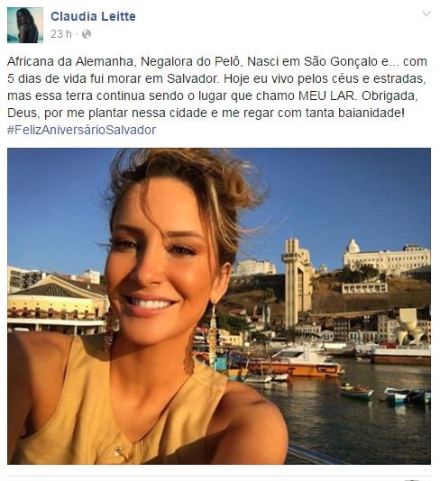Claudia Leitte foi alvo de críticas (Crédito: Reprodução/ Instagram)