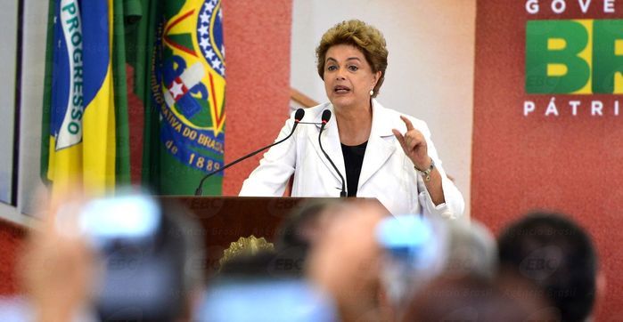 Dilma no lançamento do Minha Casa, Minha Vida (Crédito: Agência Brasil )
