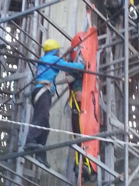 Resgate durou cerca de 3 horas