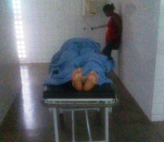Corpo da vítima Maria dos Remédios