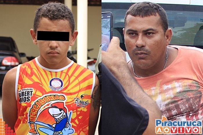 O menor foi apreendido e Claudemir preso acusados de assaltos