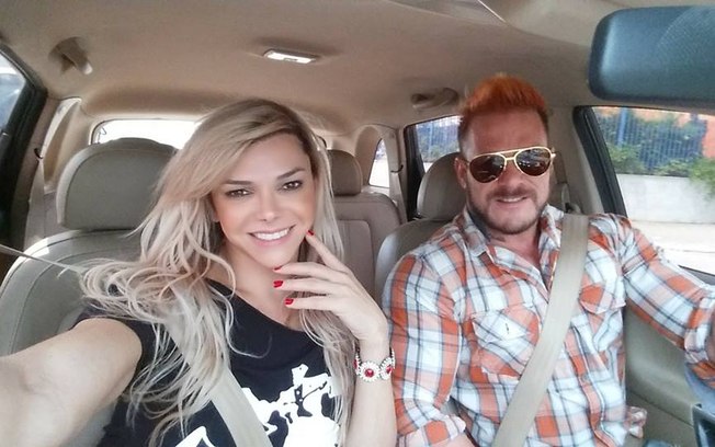 Léo Áquilla e o noivo