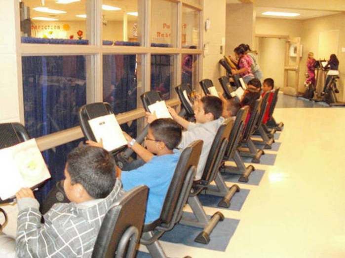 Alunos aprendem se exercitando