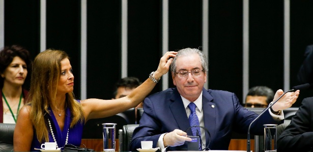 Eduardo Cunha e sua esposa (Crédito: Divulgação)