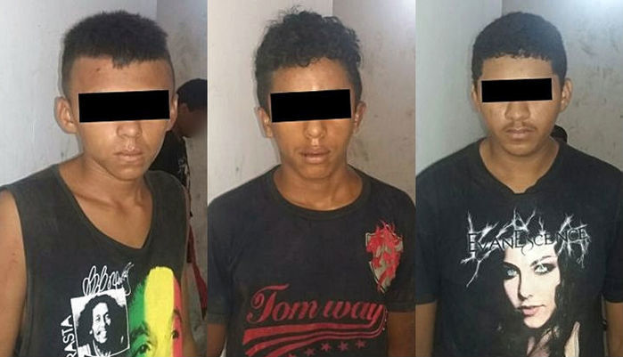 Adolescentes apreendidos