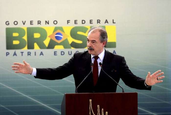 O ministro da Educação, Aloizio Mercadante