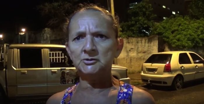 Esposa afirmou que por pouco não foi agredida (Crédito: Reprodução/TV Meio Norte)