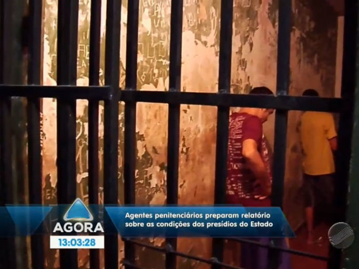 Sistema Prisional (Crédito: Reprodução TV Meio Norte)