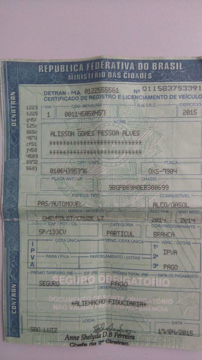 Documentos apreendidos (Crédito: Reprodução)