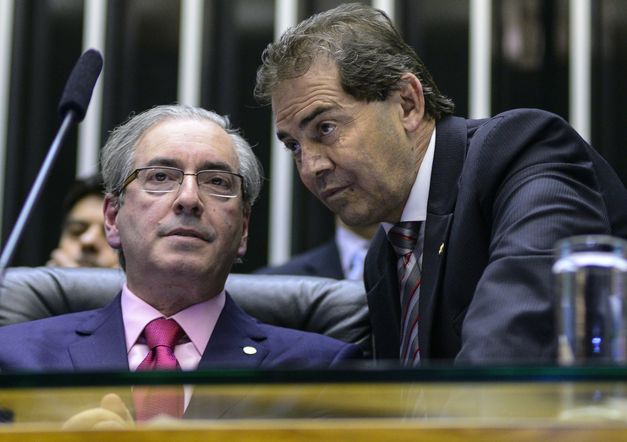 Eduardo Cunha e Paulinho da Força (Crédito: Reprodução)
