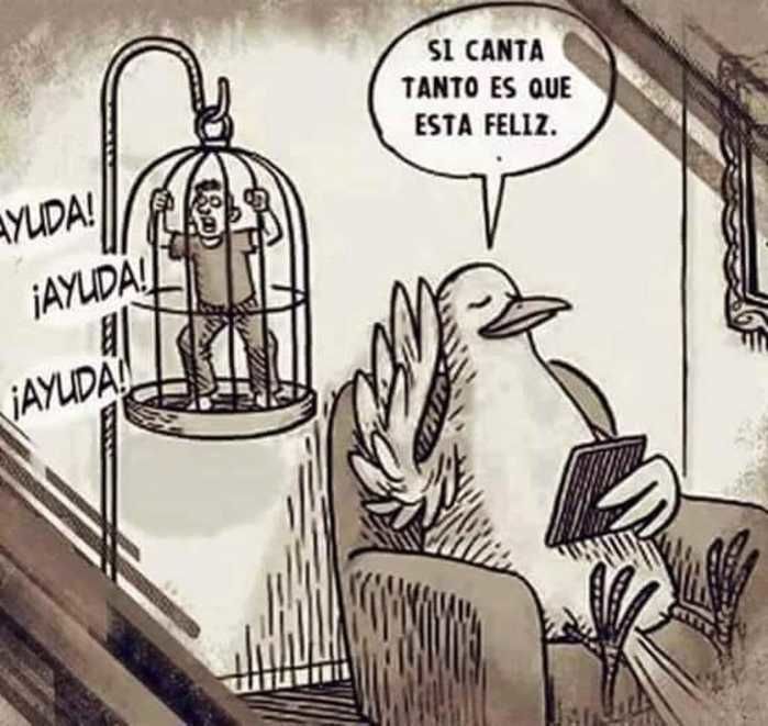 Se canta é por que está feliz (Crédito: Reprodução)