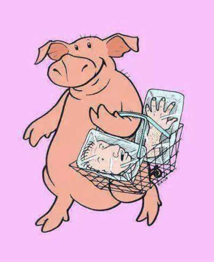 Compras para a feijoada (Crédito: Reprodução)