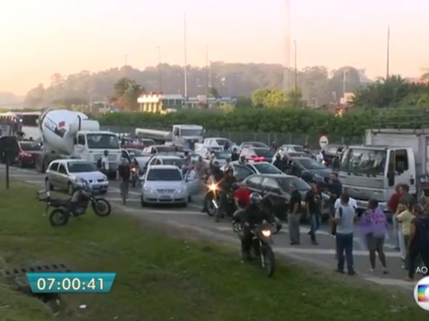 Manifestantes em São Paulo (Crédito: Reprodução)
