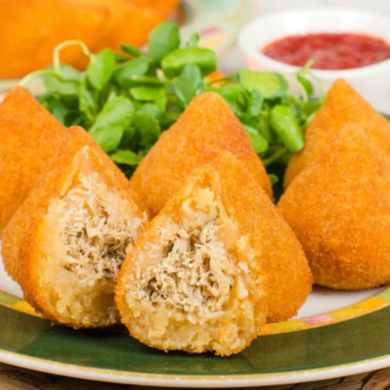 Coxinha Du Chef Sabores Diferenciados Em Salgado Tradicional Meionorte Com