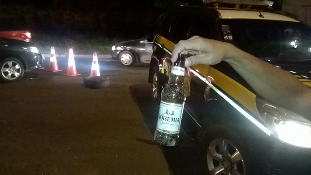 Bebida alcoolica foi encontrada no local (Crédito: Reprodução)