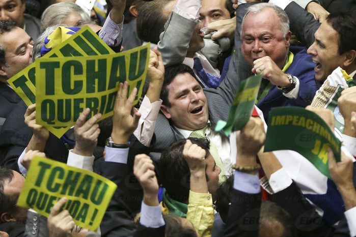 Câmara aprova abertura de impeachment de Dilma (Crédito: Agência Brasil )
