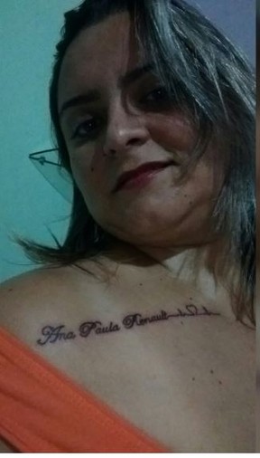 Fã tatuou nome de Ana Paula (Crédito: Twitter )