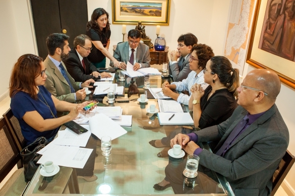Reunião com Secretário de Planejamento, Antônio Neto e equipe (Crédito: Jorge Henrique Bastos)
