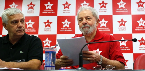 Lula durante reunião do PT em São Paulo (Crédito: Futura Press)