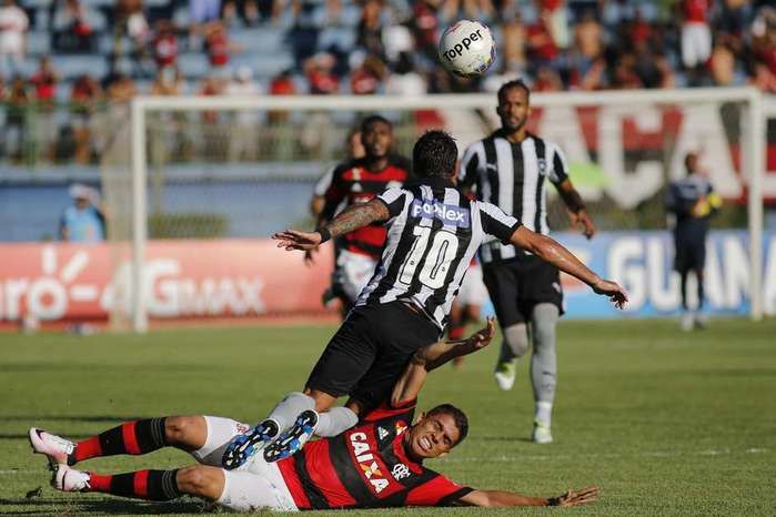 Flamengo e Botafogo (Crédito: Reprodução)