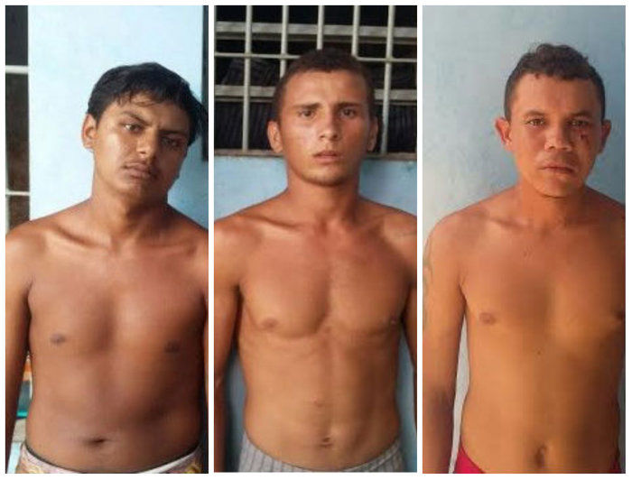 Cleiton Batista Aguiar, Mauro Nunes e Dalison Viana do Nascimento