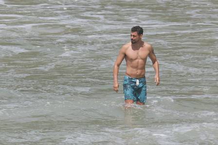 Famosos em praia do Rio de Janeiro (Crédito: Cristiana Silva)