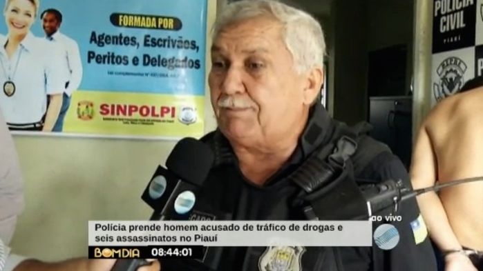 Delegado Menandro Pedro (Crédito: Reprodução/TV Meio Norte)