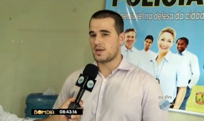 Delegado Matheus Zanatta (Crédito: Reprodução/TV Meio Norte)