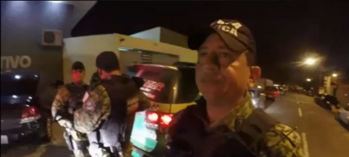 Capitão Sousa Marquês, do 1º Batalhão da Polícia Militar (Crédito: Reprodução/ TV Meio Norte)