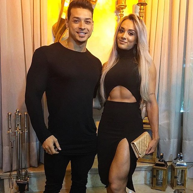 Felipe Franco e Juju Salimeni (Crédito: Reprodução)