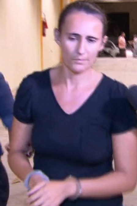 Tatiana presa em flagrante (Crédito: Reprodução)
