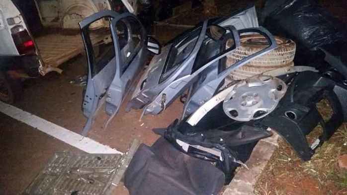 Peças de carros desmanchados