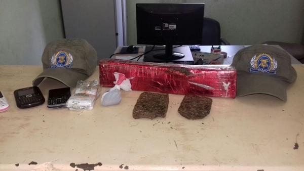 Droga apreendida com os dois acusados em São Raimundo Nonato