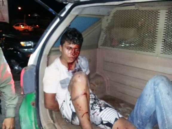 Assaltantes capturados pela polícia (Crédito: Reprodução)