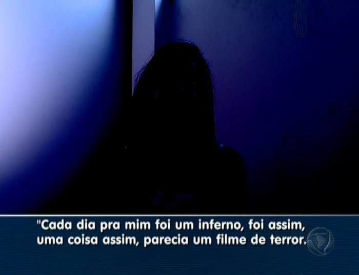 Jovem era mantida em cárcere privado (Crédito: Reprodução)