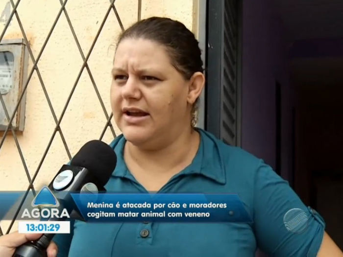 Mãe da vítima (Crédito: Reprodução TV Meio Norte )
