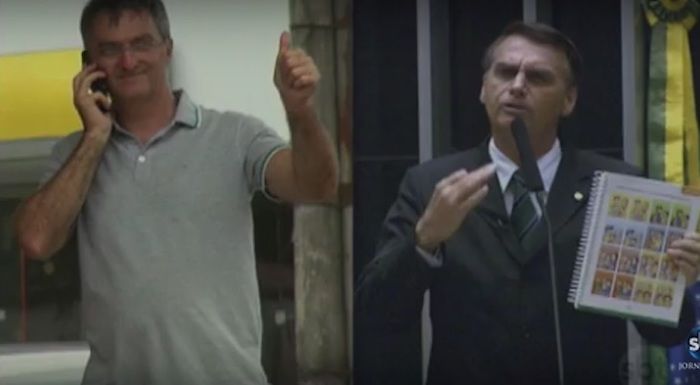 Renato Bolsonaro e Jair Bolsonaro (Crédito: Reprodução)