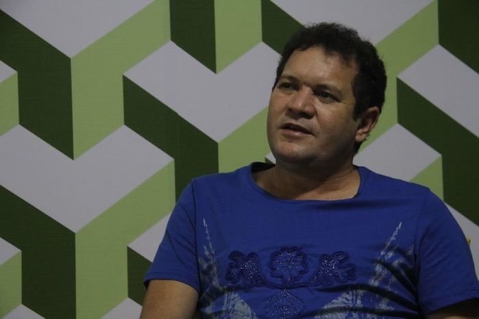 Ximbinha visita Grupo Meio Norte (Crédito: Kelson Fontenele)