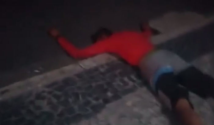 Homem caiu do prédio ao tentar furtar (Crédito: Reprodução)