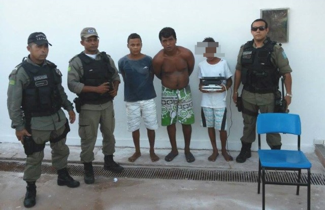 Acusados capturados (Crédito: Reprodução)