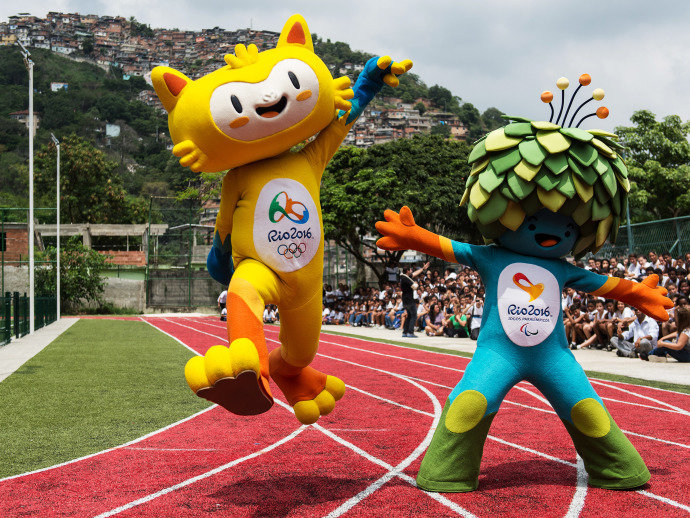 Mascotes das Olimpíadas do Rio (Crédito: Reprodução)