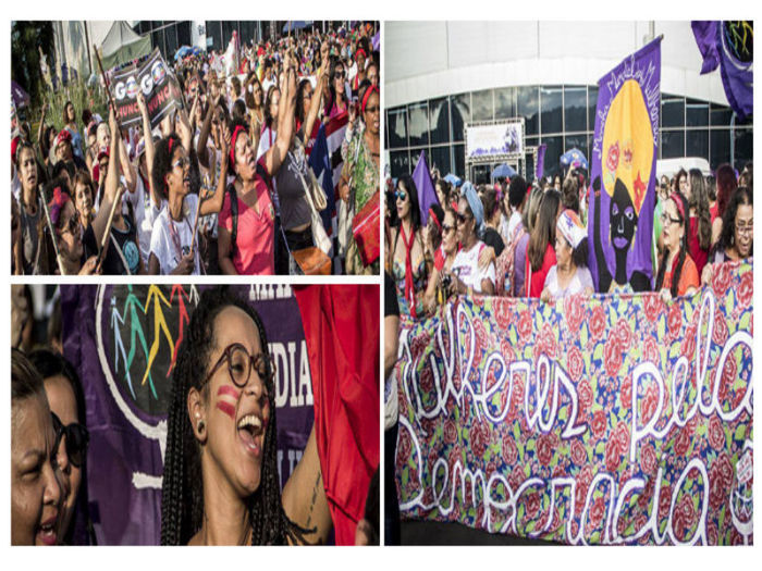 Cerca de 3 mil mulheres participaram do ato