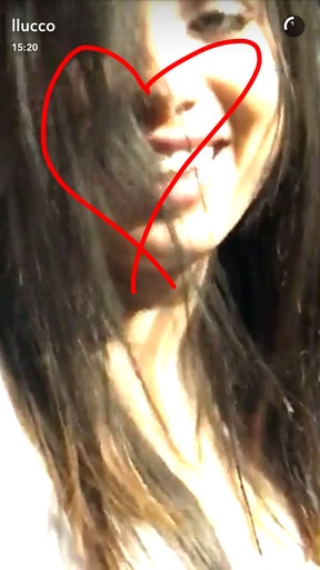 Anitta no snap de Lucas Lucco (Crédito: Reprodução)