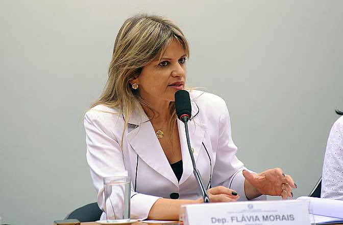 Deputada Flávia Morais (PDT-GO) é a autora do projeto (Crédito: Reprodução)