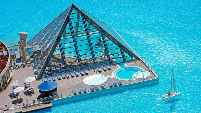 Maior piscina do mundo (Crédito: Reprodução)