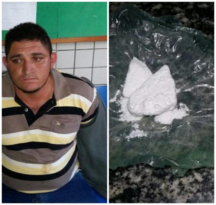 Cocaína apreendida com Rogério Quirino (Crédito: Divulgação)